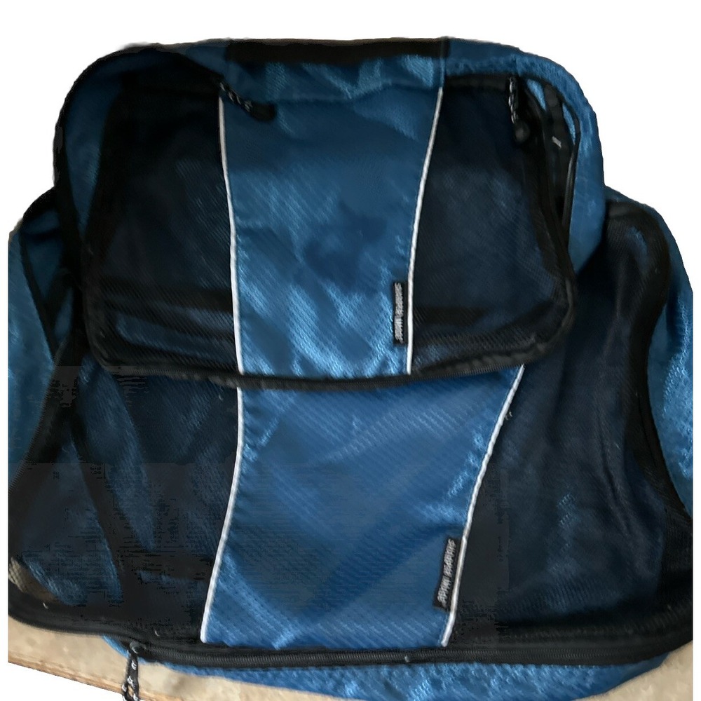Sharper Image Travel Bag 2 Piece Set One Large One Medium Color Blue